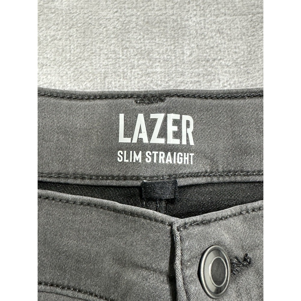 Lazer Jeans Women's Size 18 Slim Straight Stretch Gray Soft Brand New‎ With Tags - Picture 3 of 13